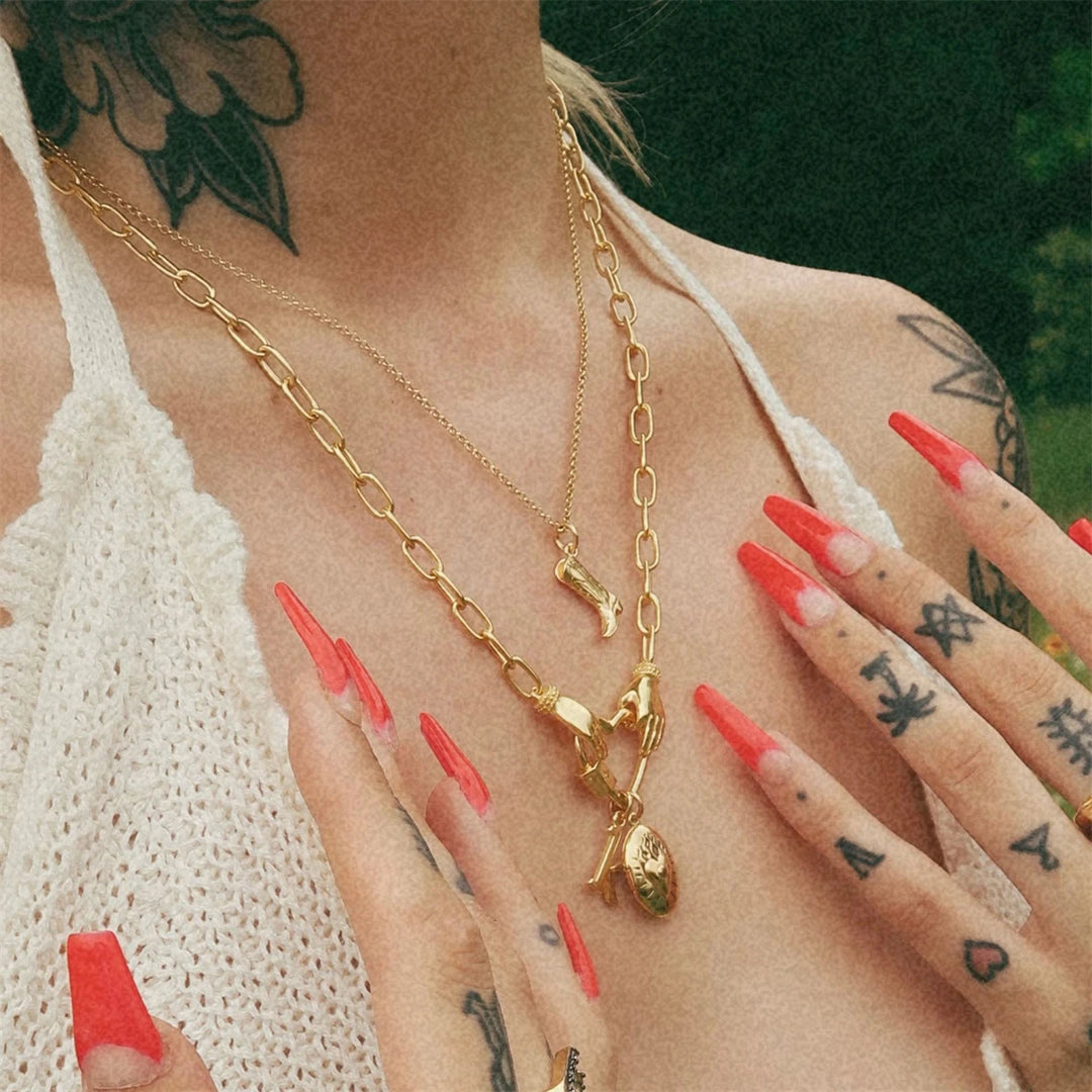 Secure Attachment Detachable Necklace