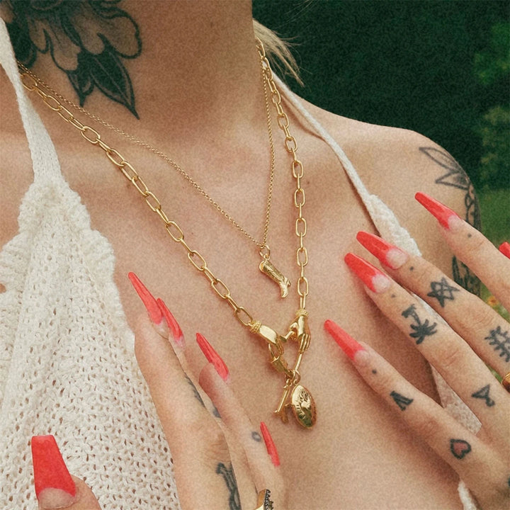 Secure Attachment Detachable Necklace