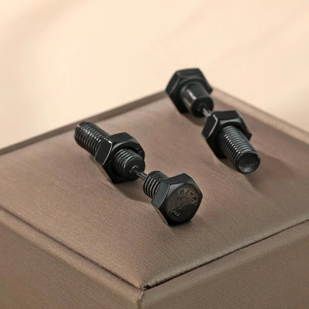 Hex Bolt Earrings