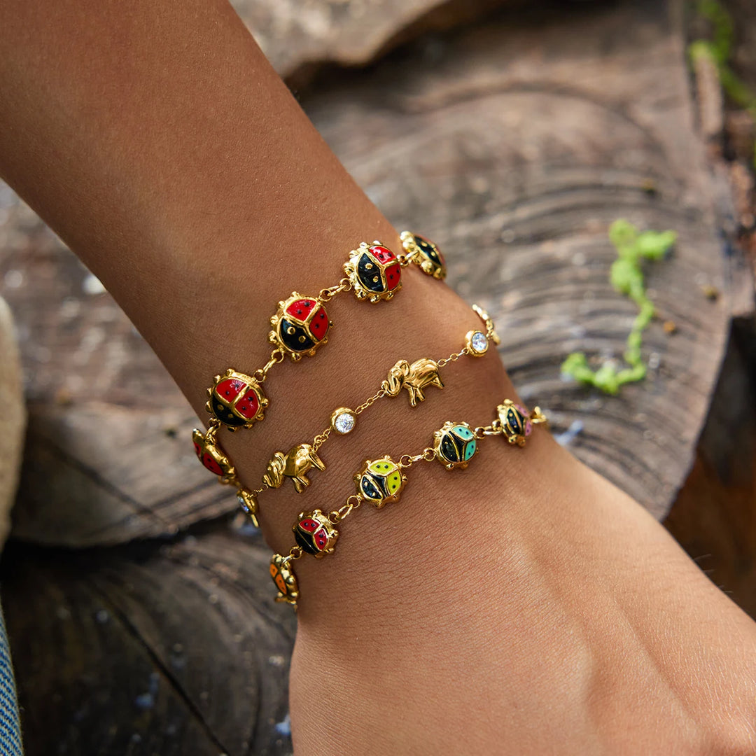 A Little Luck Steel Bracelet