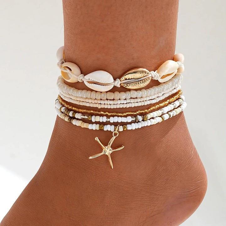 Maui Shores Anklets Set