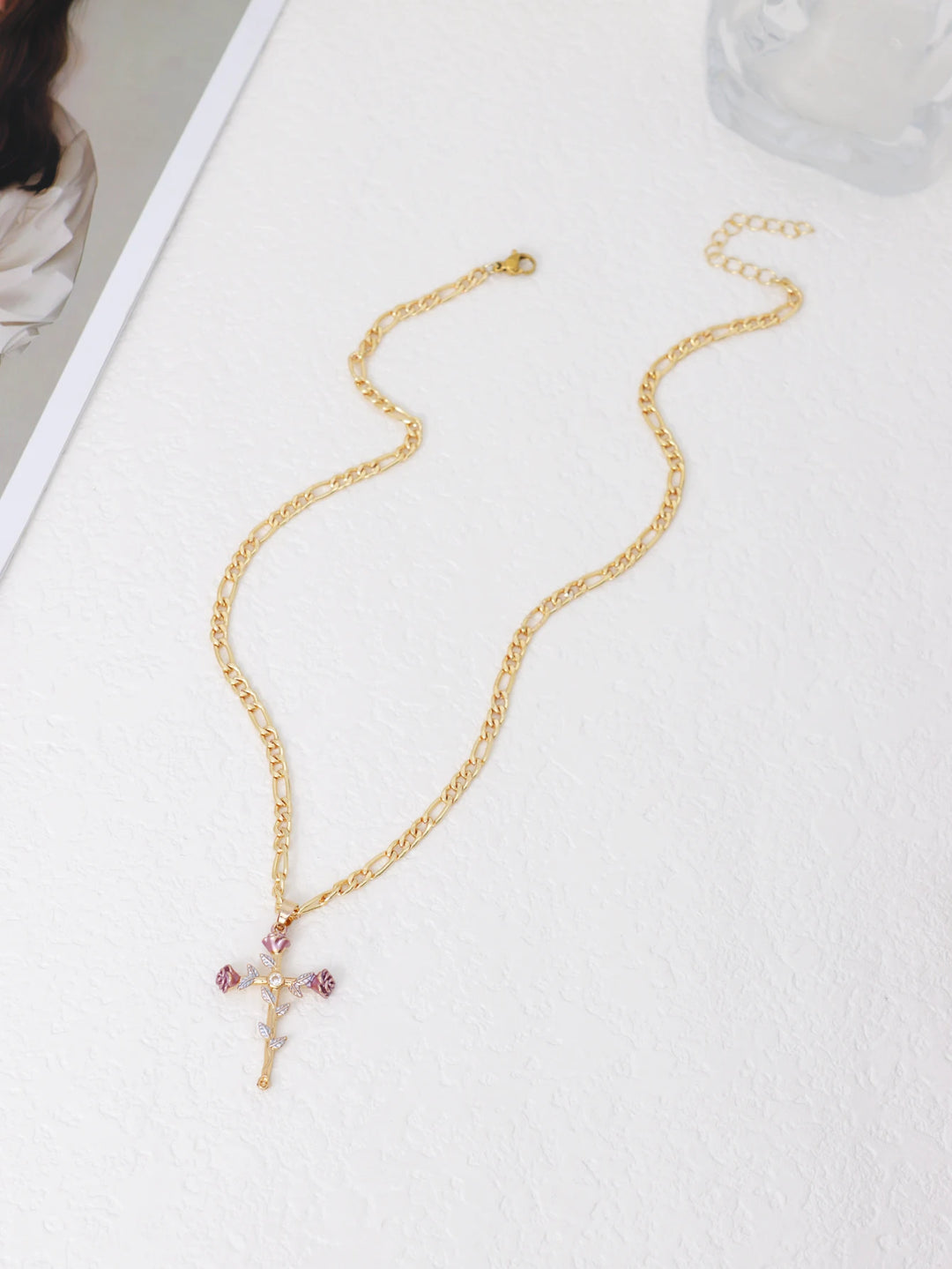 Rosalith Grace Cross Necklace