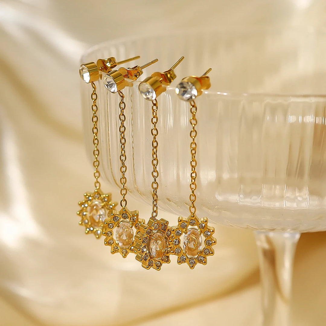 Antoinette Waterproof Drop Earrings