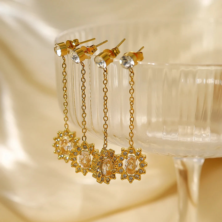 Antoinette Waterproof Drop Earrings