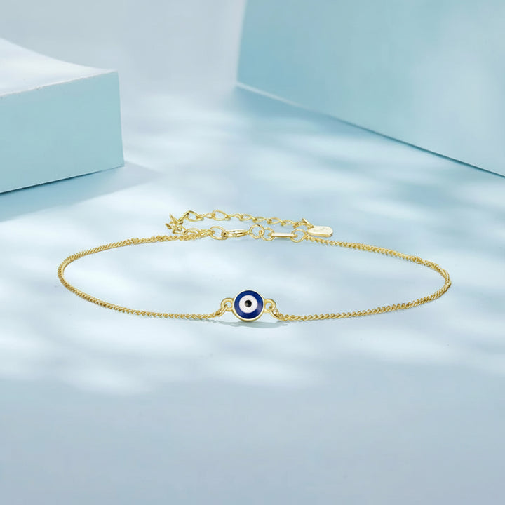 Evil Warden Silver Anklet