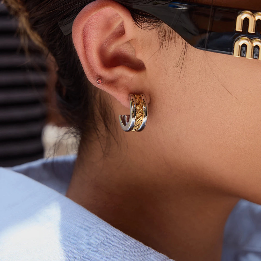 Echelon C-Hoop Earrings
