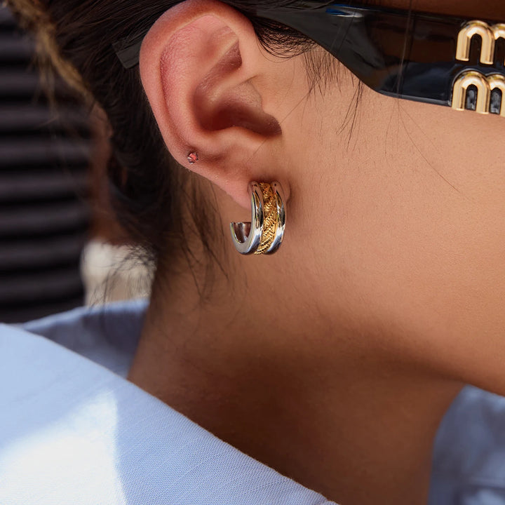 Echelon C-Hoop Earrings