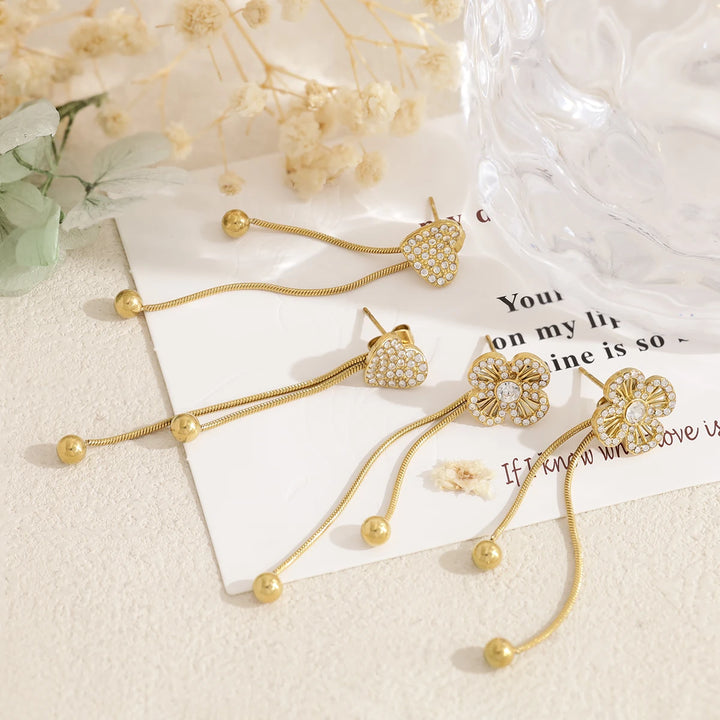 Chérie 18k Gold-Plated Drops