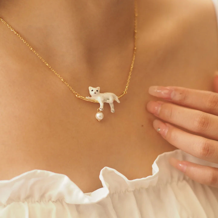 Artist’s Cat Hoop & Pendant