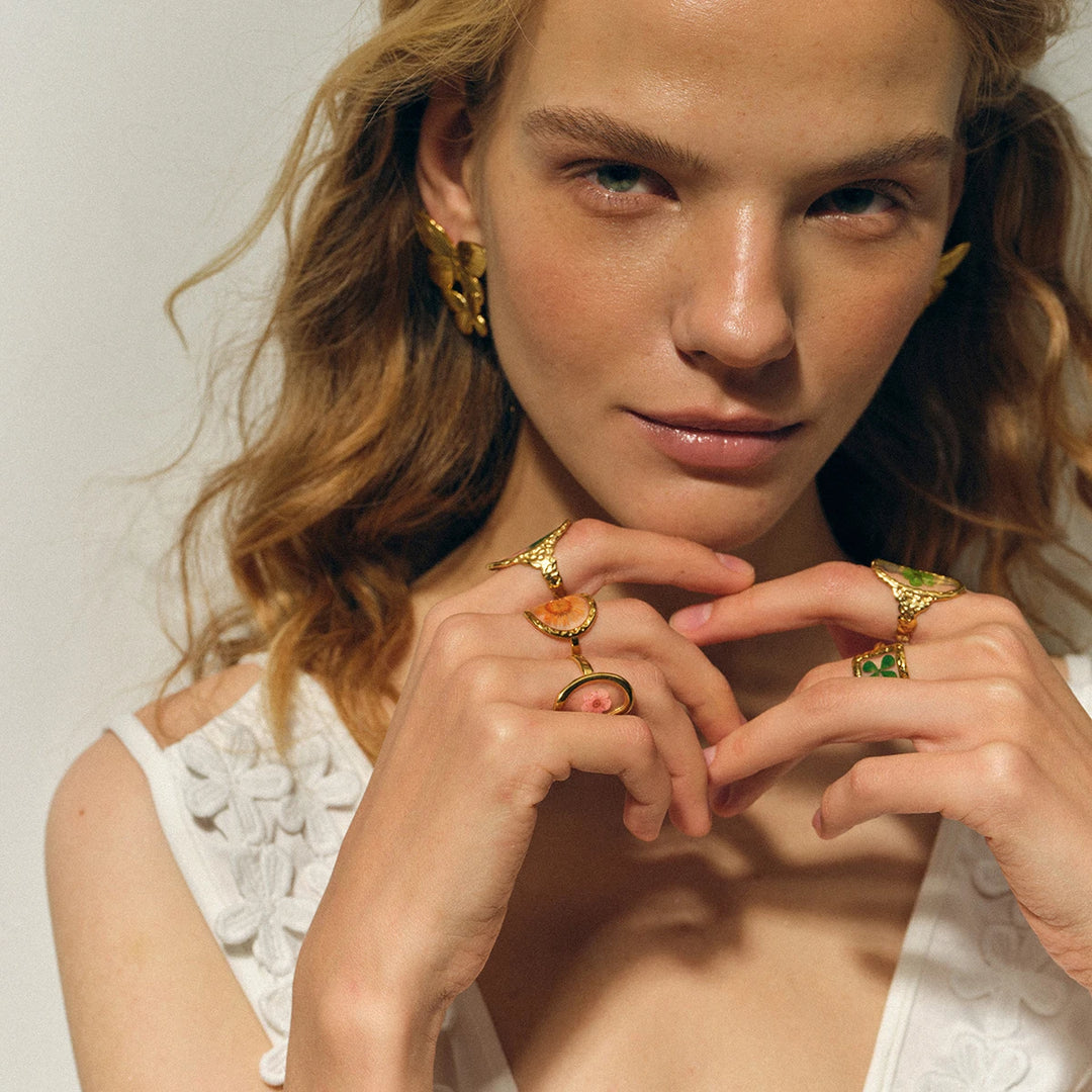 Rosalie 18k Gold-Plated Ring