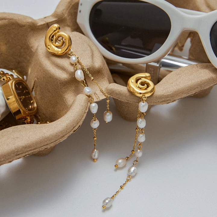 Falling Peals Waterproof Earrings