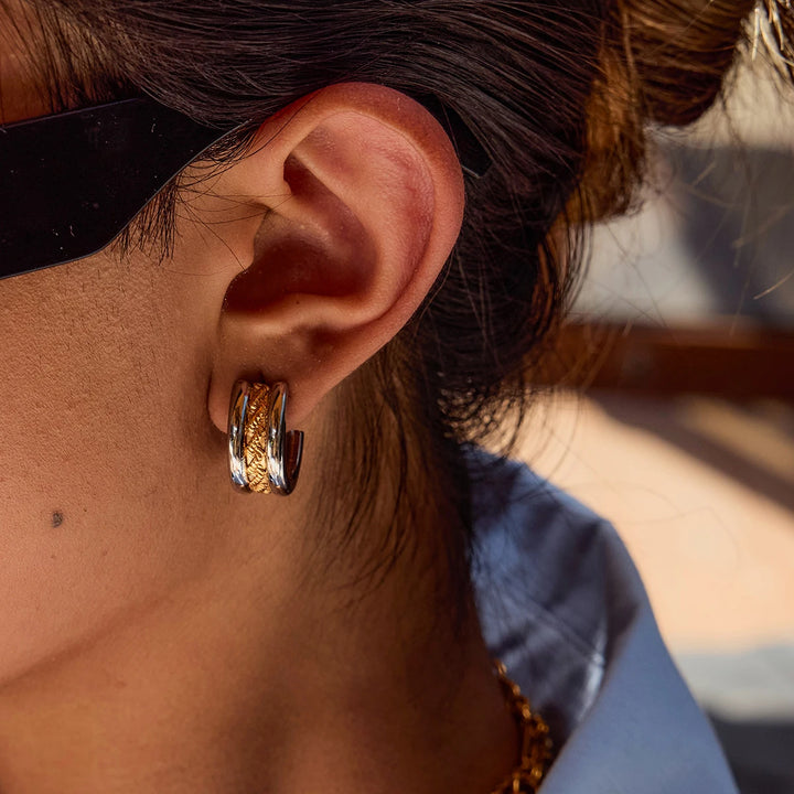 Echelon C-Hoop Earrings