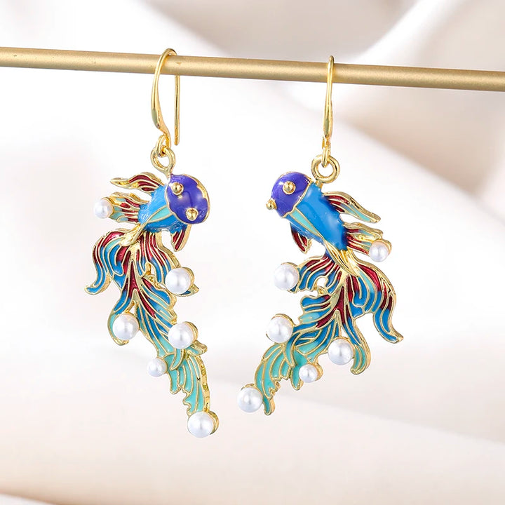 Serenity Koi Enamel Drops