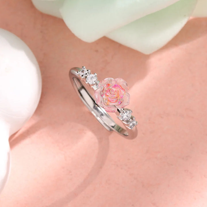 Roselle Gem Bloom Ring