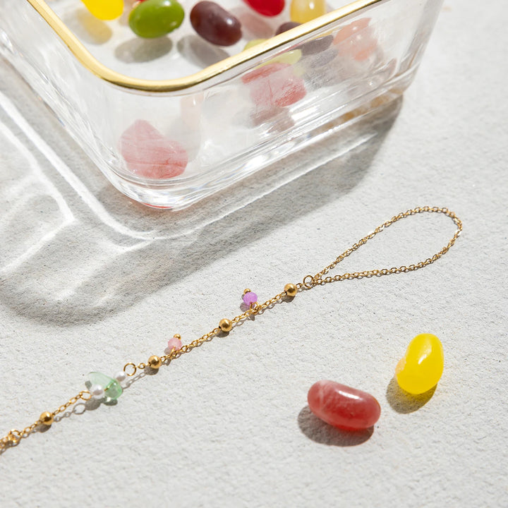 Wildflower 18k Gold-Plated Hand Chain