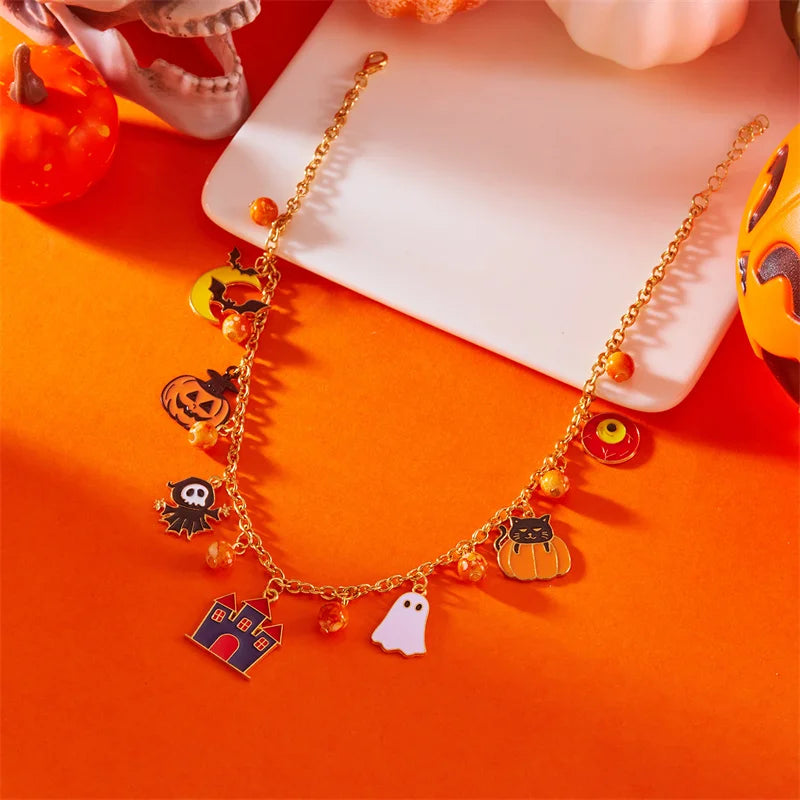 Minerva Spooky Charms Necklace