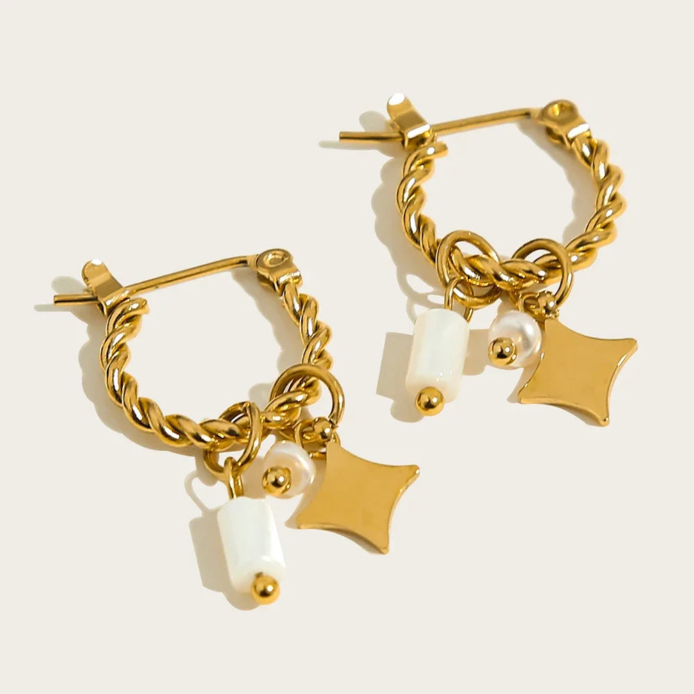 Esmé Vance Charm Hoops