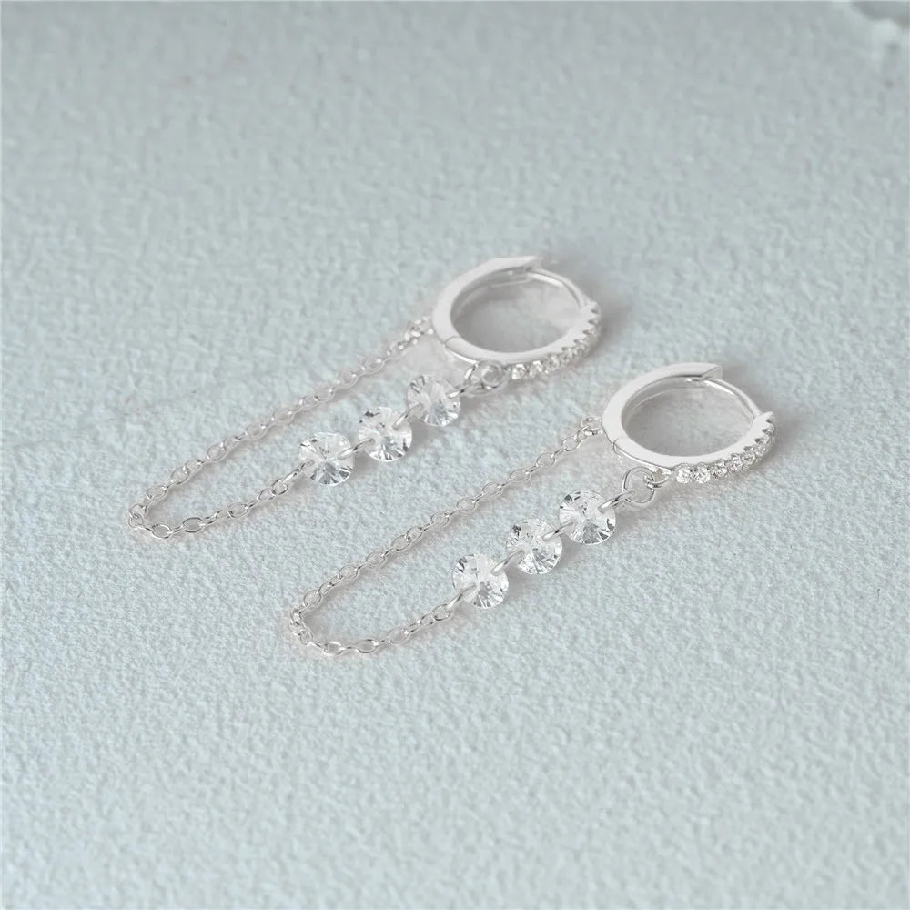Adore Sterling Silver Hoop Earrings