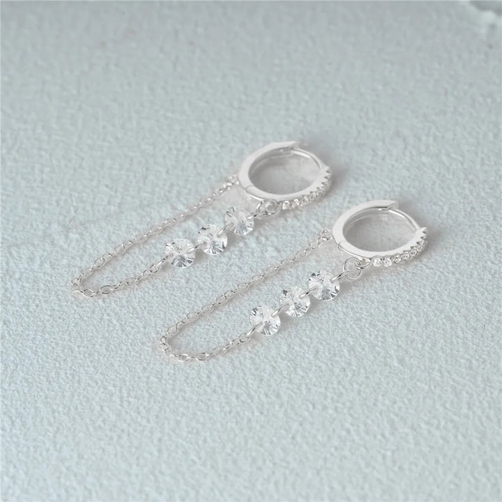 Adore Sterling Silver Hoop Earrings