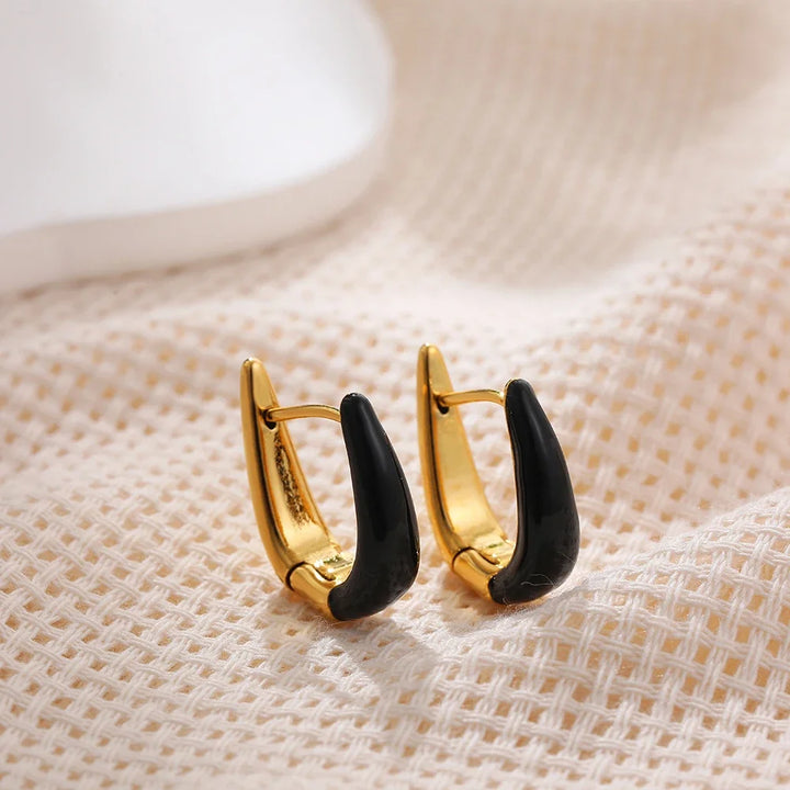 Forma U 18k Gold-Plated Hoops