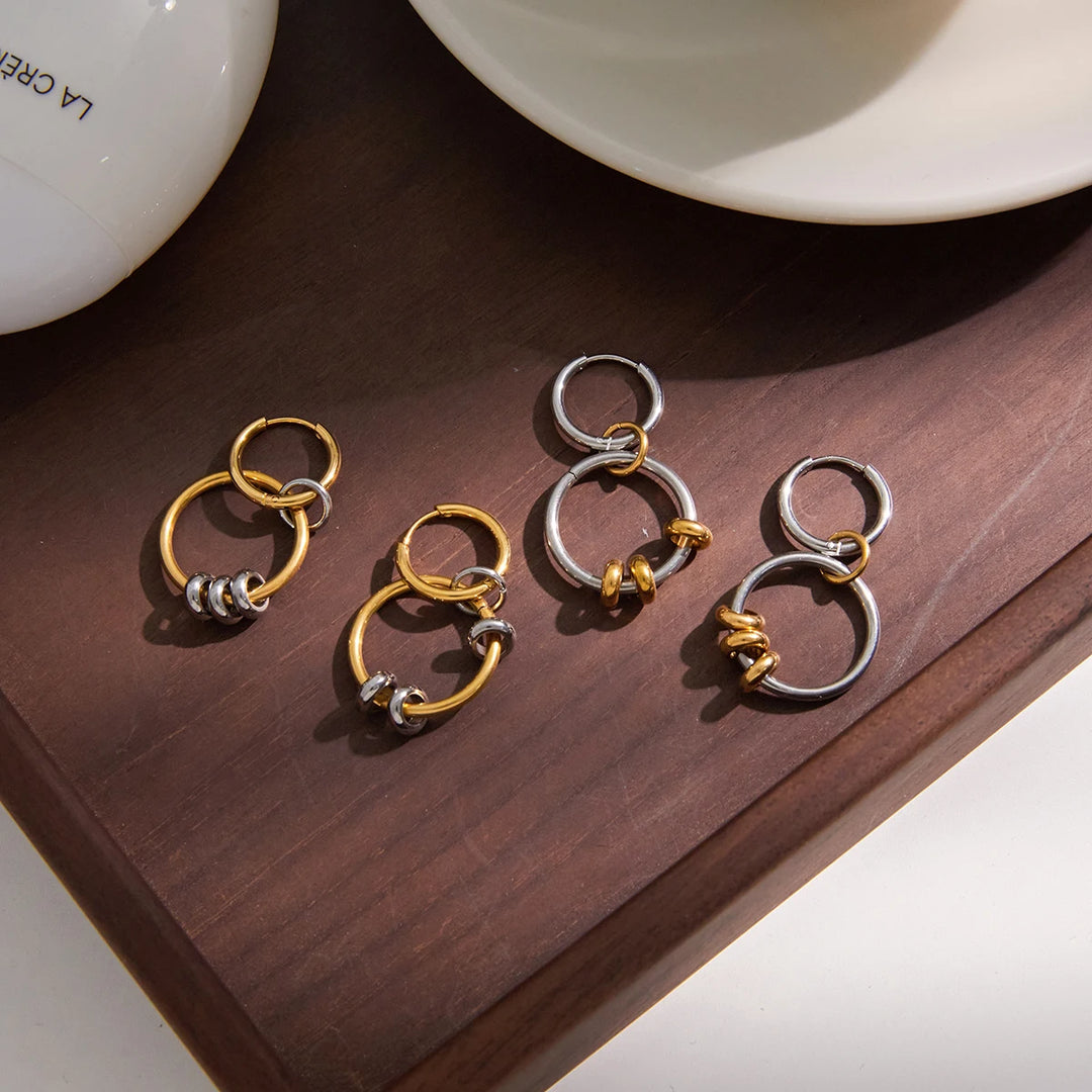 Infinity 18k Gold-Plated Earrings