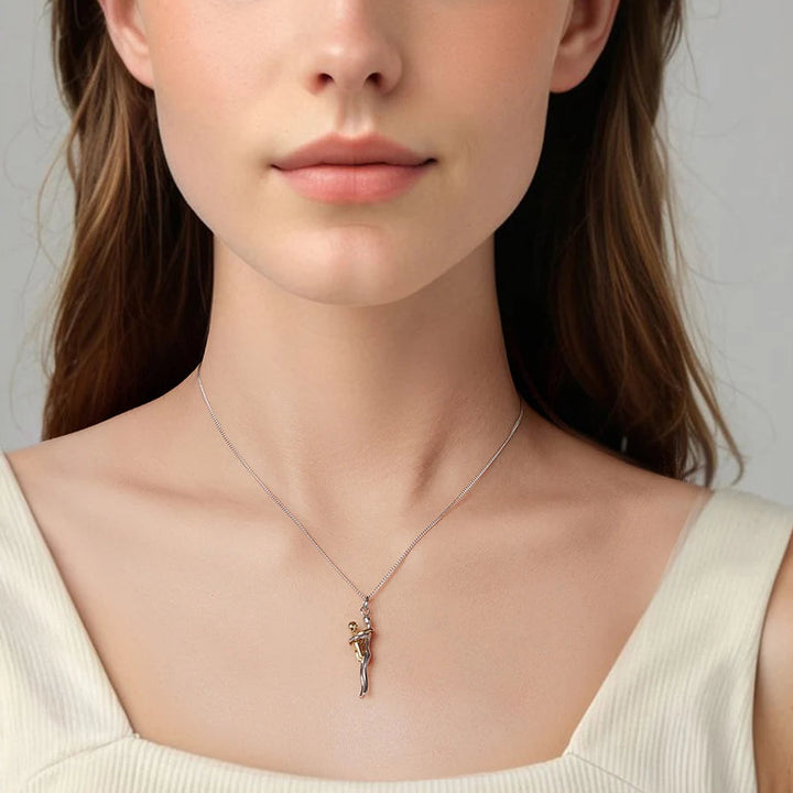 Bound By Purity Silver Necklace