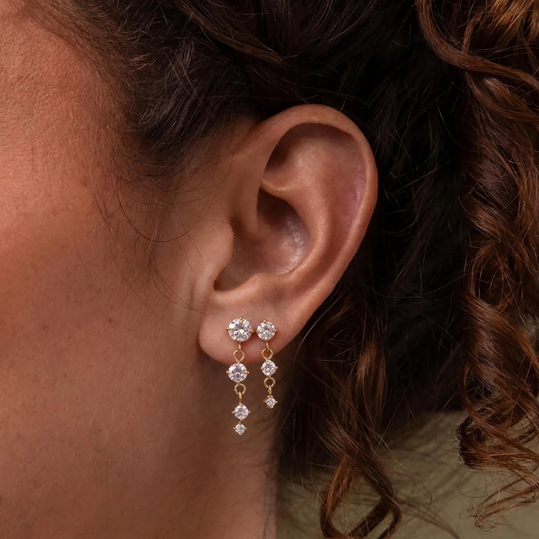 Aurelia Twin Drop Earrings