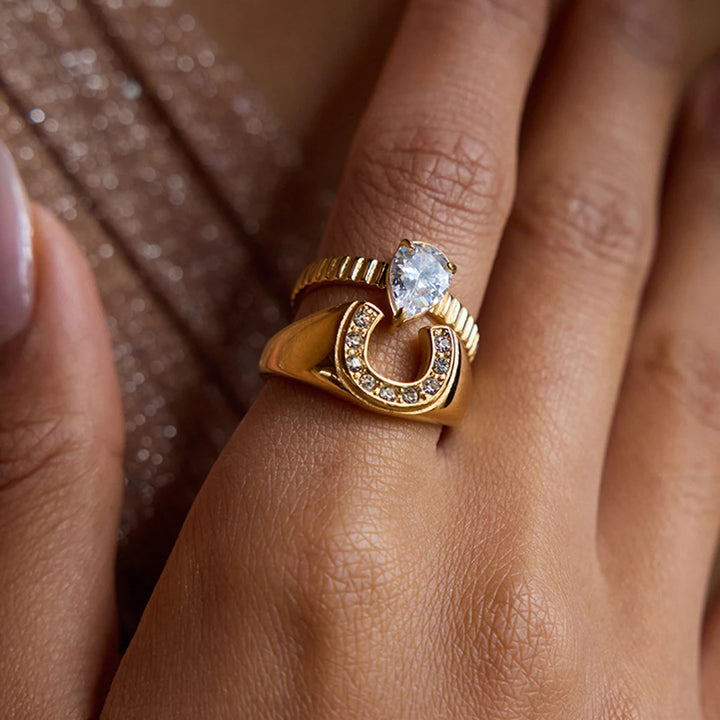 Udenza 18k Gold Plated Ring