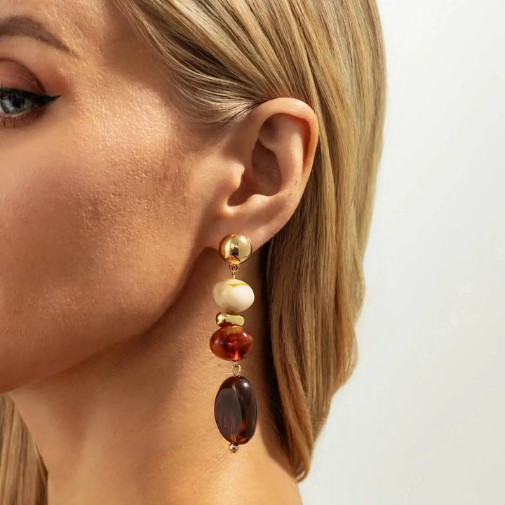 Desert rose Drop Earrings
