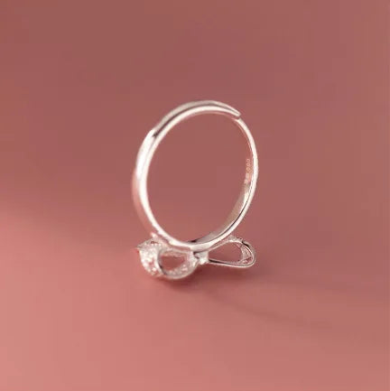 Sweetie Tie Silver Ring