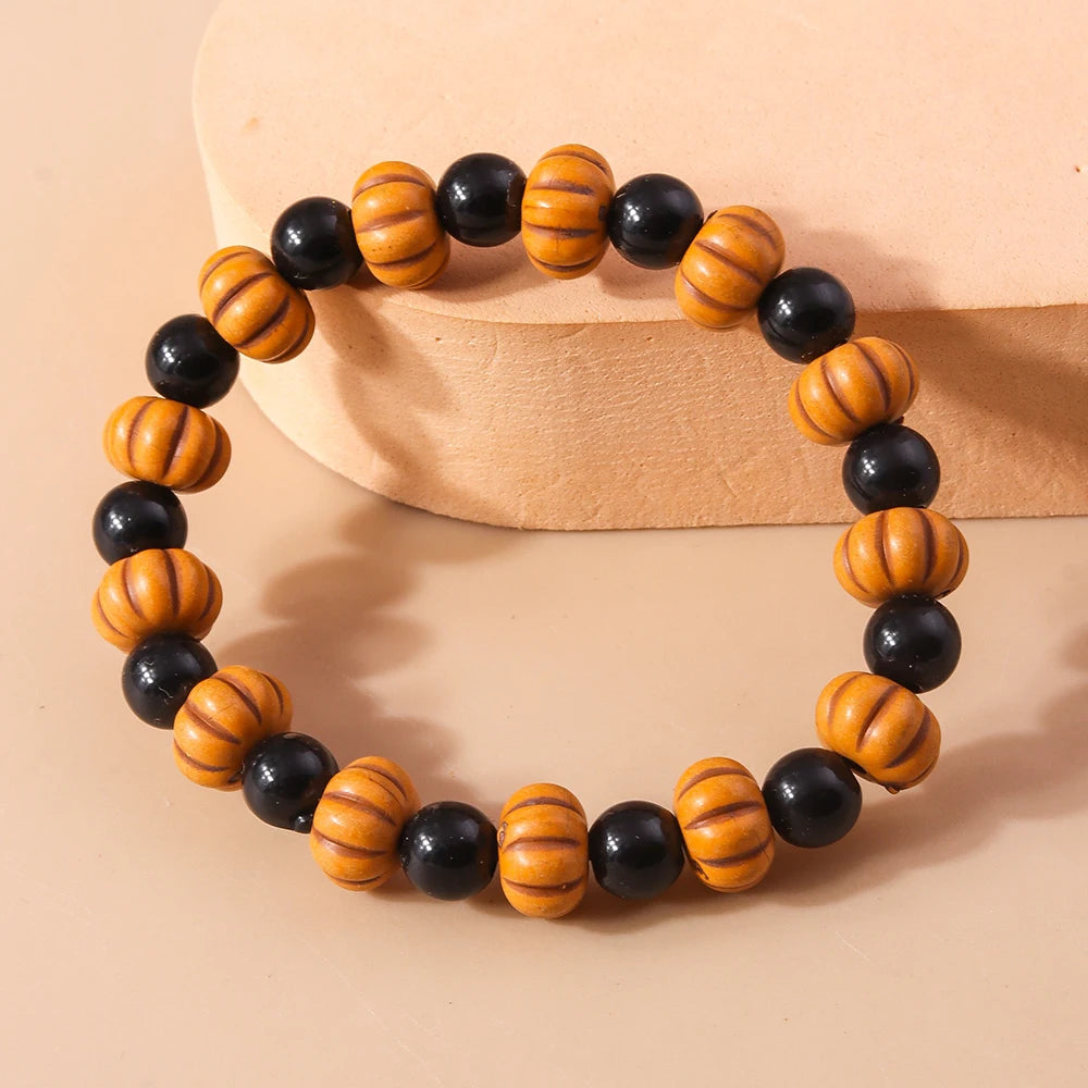 Cindral Beaded Halloween Bracelet