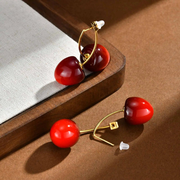 Cherry Pop Waterproof Earrings