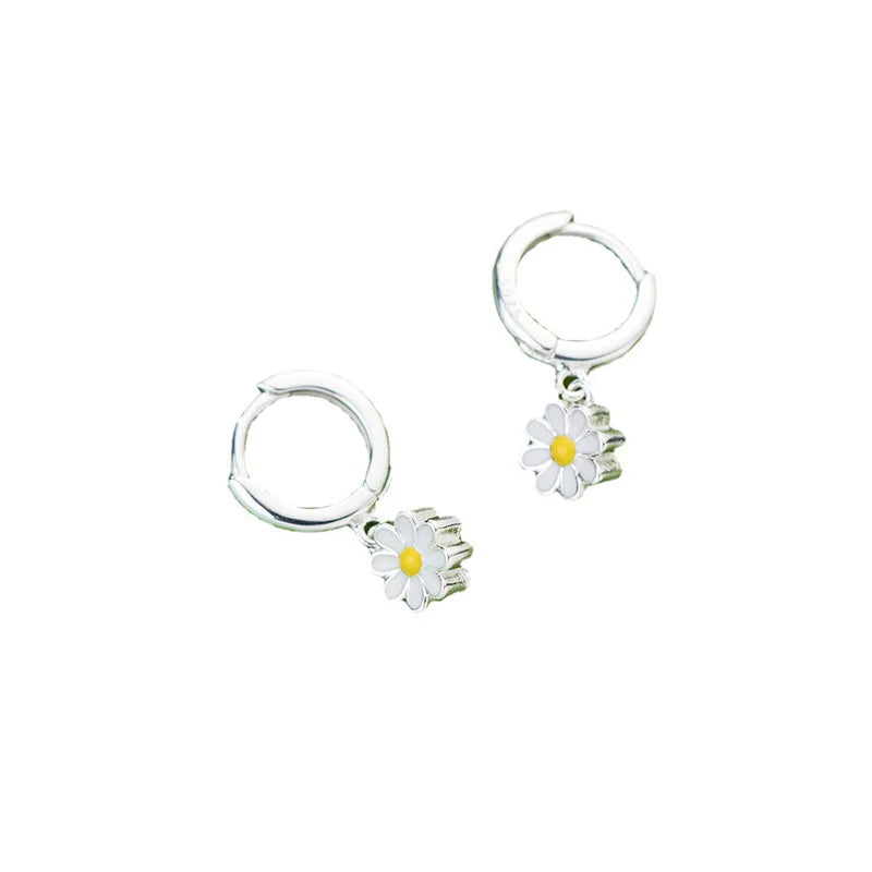 Lil Flora Sterling Silver Earrings