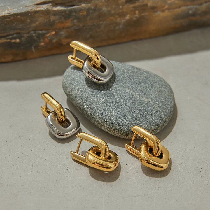 In-Between Steel Earrings