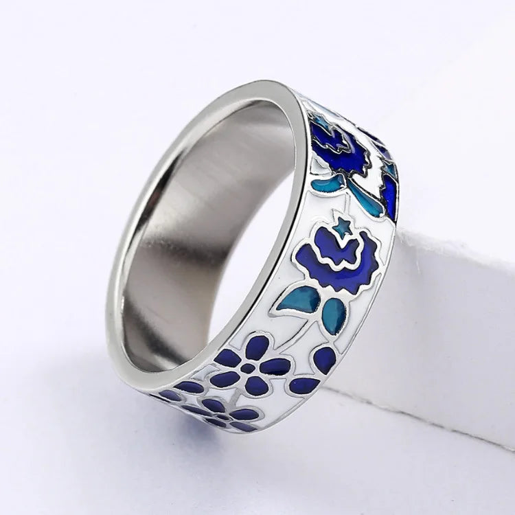 Alvynia Delft Sterling Silver Ring