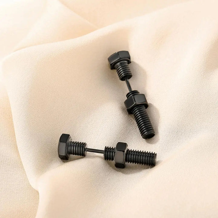 Hex Bolt Earrings