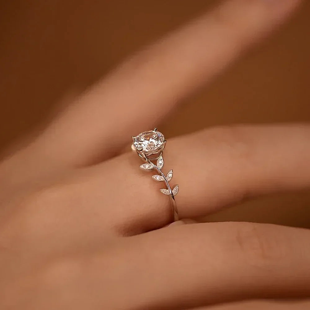 Aveline Rue Moissanite Ring