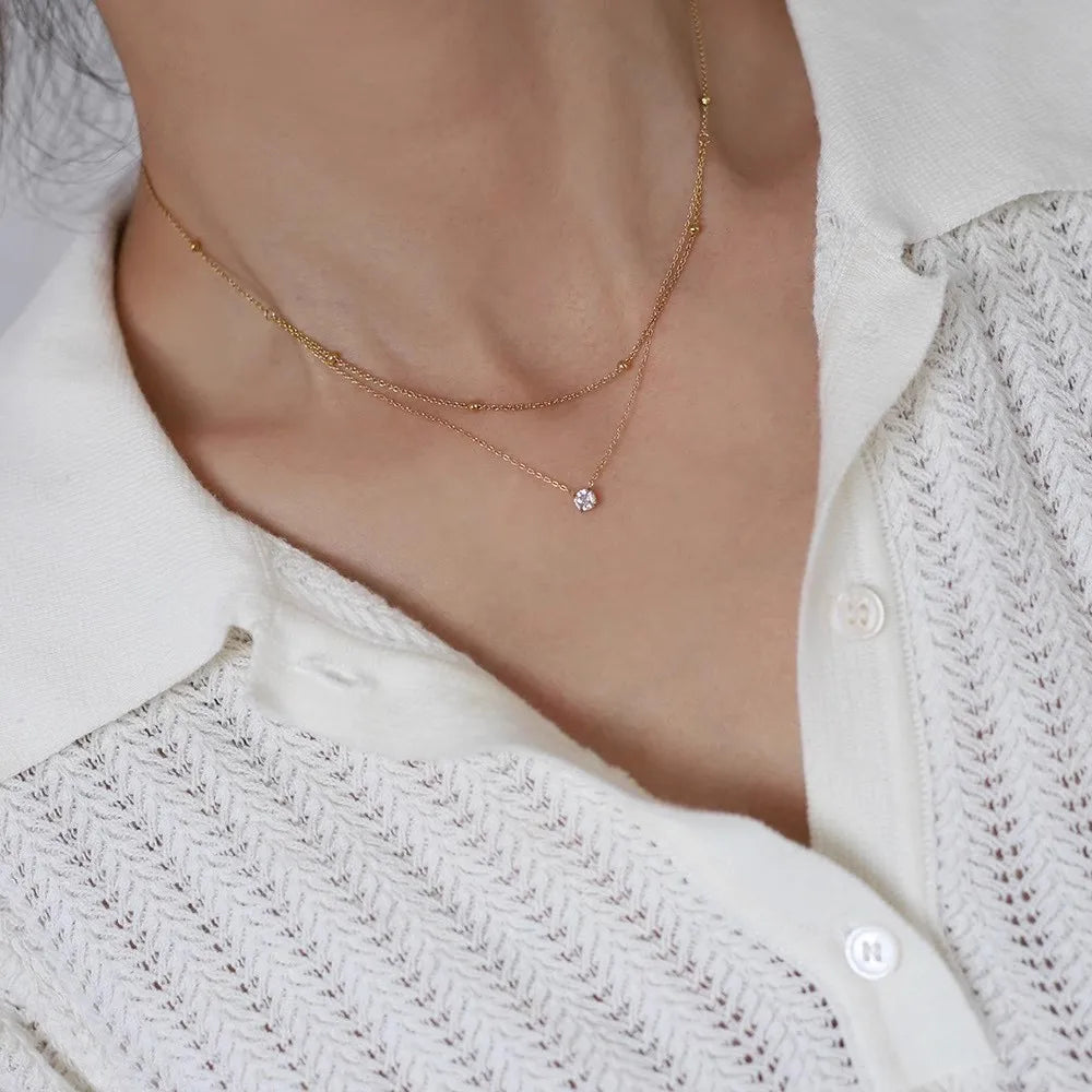 Syrelle Dual Strand Necklace