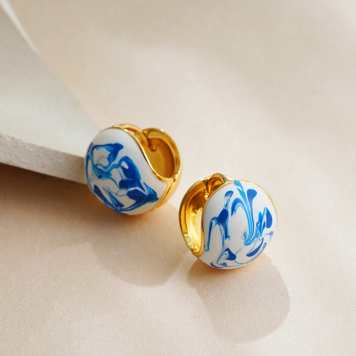 Sevilla Lazuli Hoop Earrings