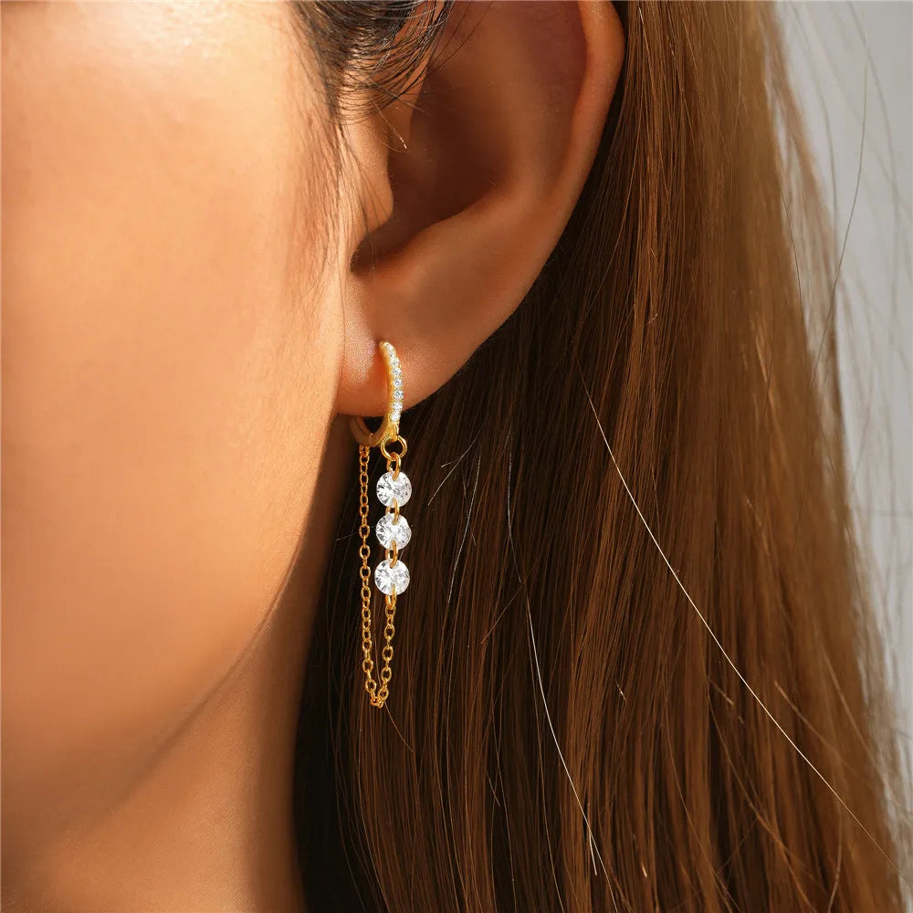 Adore Sterling Silver Hoop Earrings