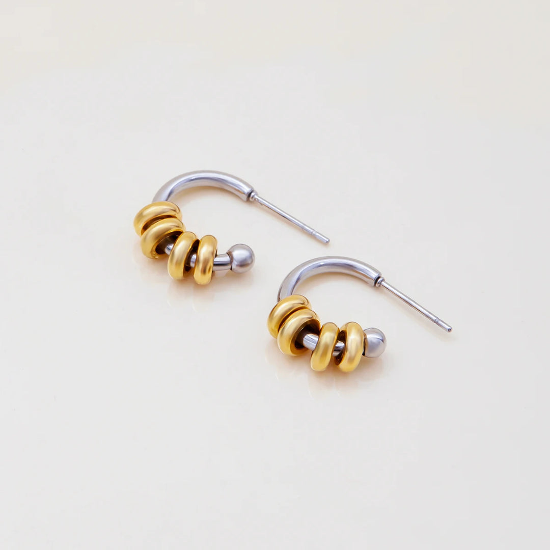 Aurevia Steel Studs Earrings