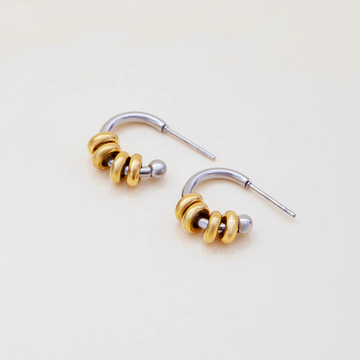 Aurevia Steel Studs Earrings