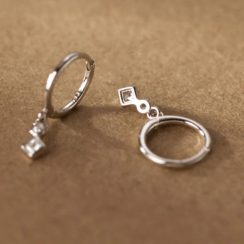 Little Star .1 Silver Hoops