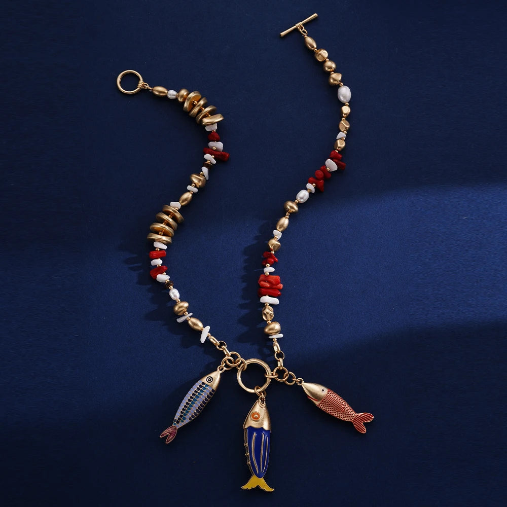 Sunny Shores Charms Necklace