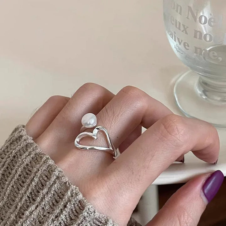 Heartline Sterling Silver Ring