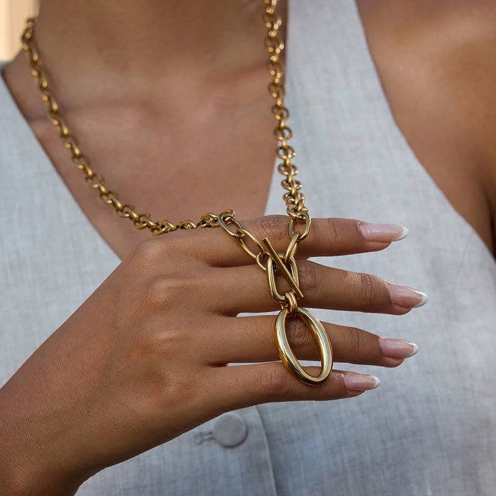 Intertwine Gold-Plated Necklace