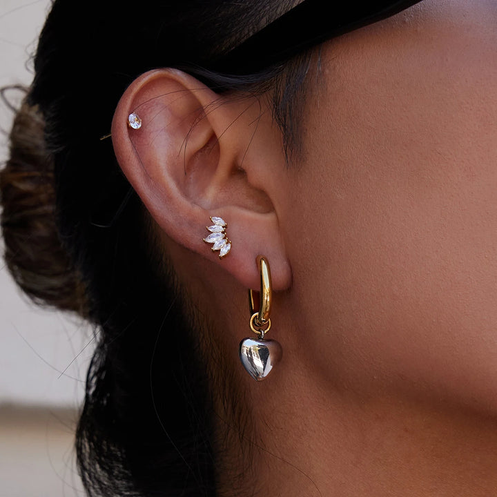 Affection 18k Gold=Plated Earrings