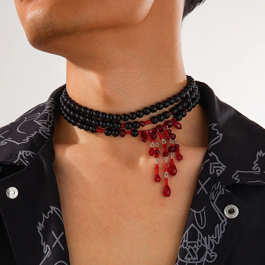 Scarlet Bloodfall Choker