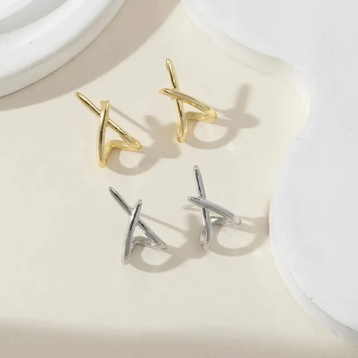 Intersect Stud Earrings