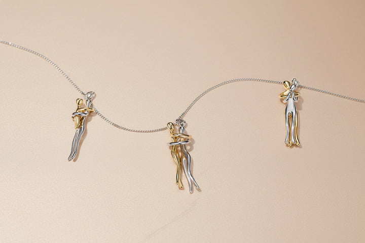 Bound By Purity Silver Necklace